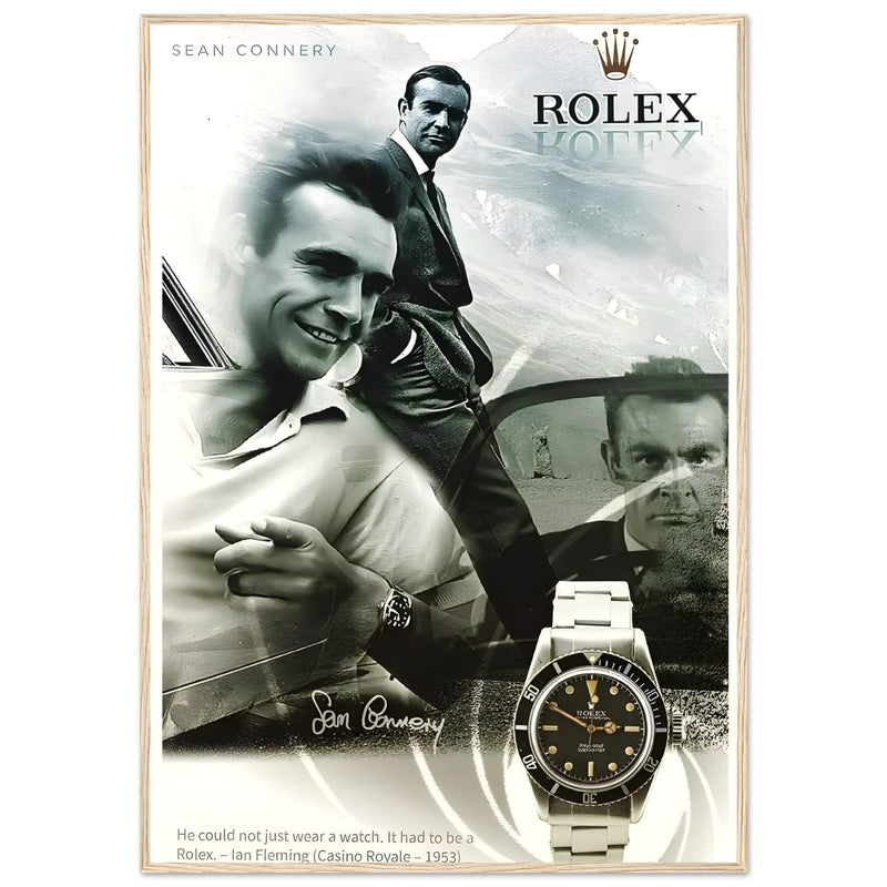 Rolex Sean Connery Vintage Rolex Poster Ad