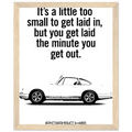 Porsche Vintage Poster  White 911