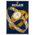 Rolex Advertising Golden Age Oyster Perpetual Vintage Poster