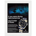 Rolex Oyster Perpetual Vintage Poster - Premium Matte