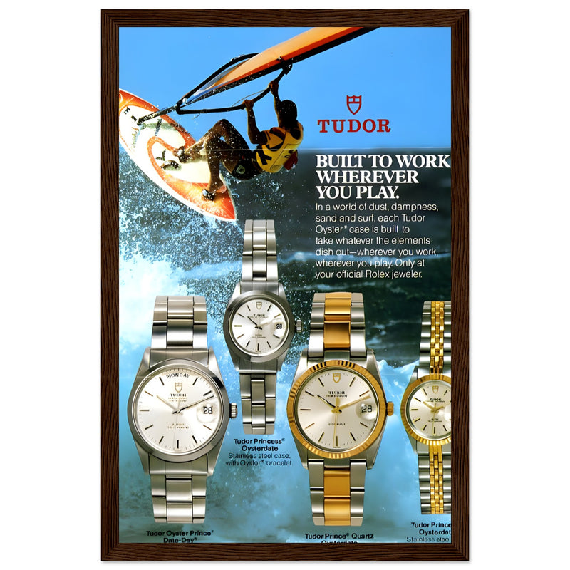 Tudor Vintage Poster Ad