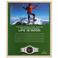 Rolex Life is Good Vintage Poster Ad