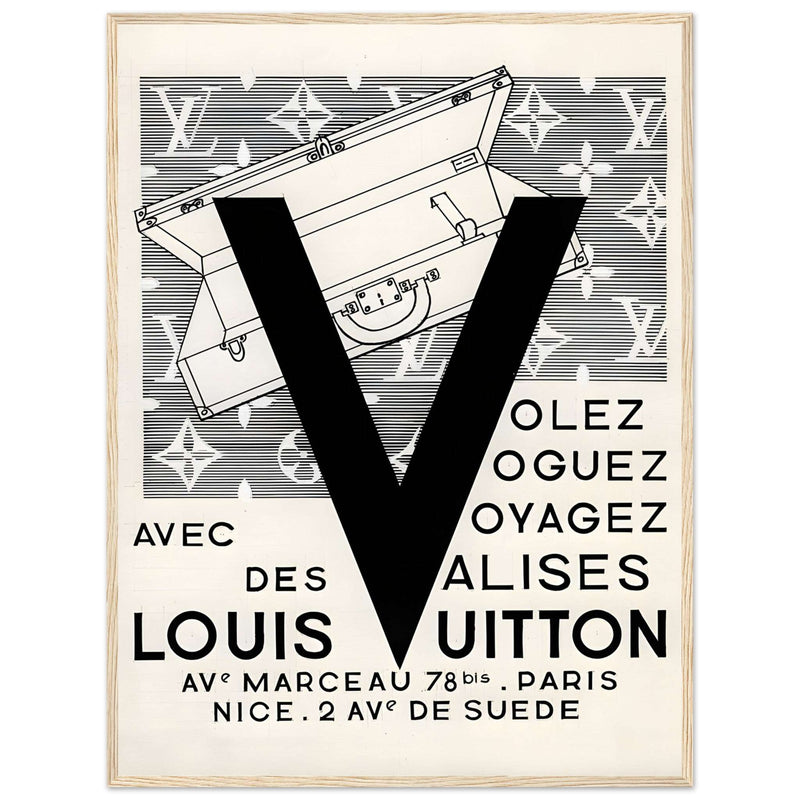 Louis Vuitton Nice, Paris Vintage Poster Ad