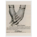 Cartier Love Bangles Vintage Poster