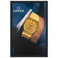 Omega Gold Vintage Poster Ad