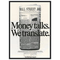 Wall Street Journal 1988 Vintage Poster Ad