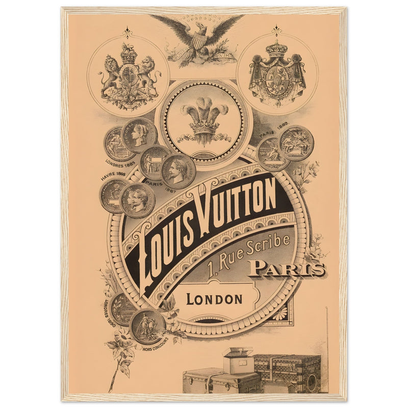 Louis Vuitton London Paris Vintage Poster Ad