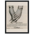 Cartier Love Bangles Vintage Poster
