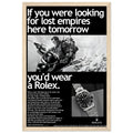 Rolex Submariner Vintage Poster Ad