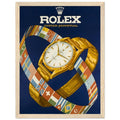 Rolex Advertising Golden Age Oyster Perpetual Vintage Poster