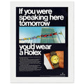 Rolex Day-Date UN Vintage Poster Ad