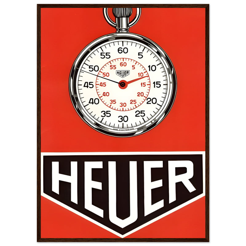 Heuer 1963 Vintage Poster Ad