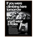 Rolex Explorer Everest Vintage Poster Ad