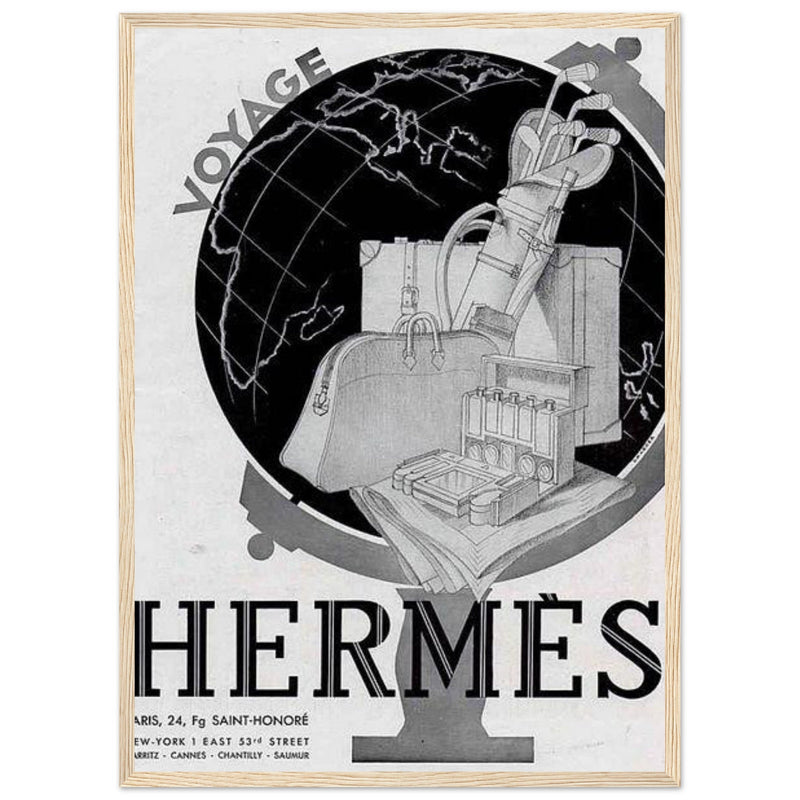 Hermes Voyage Vintage Poster