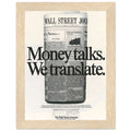 Wall Street Journal 1988 Vintage Poster Ad