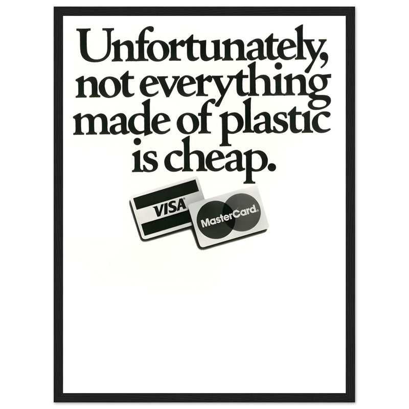 Visa Mastercard Vintage Poster
