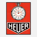 Heuer 1963 Vintage Poster Ad