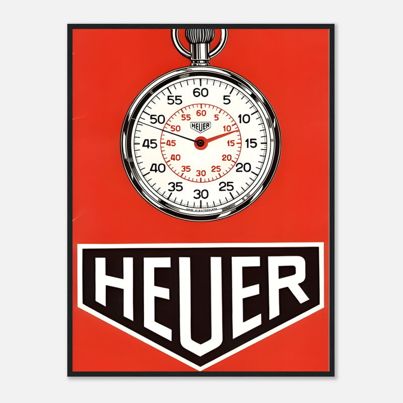 Heuer 1963 Vintage Poster Ad