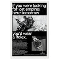 Rolex Submariner Vintage Poster Ad