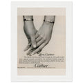 Cartier Love Bangles Vintage Poster