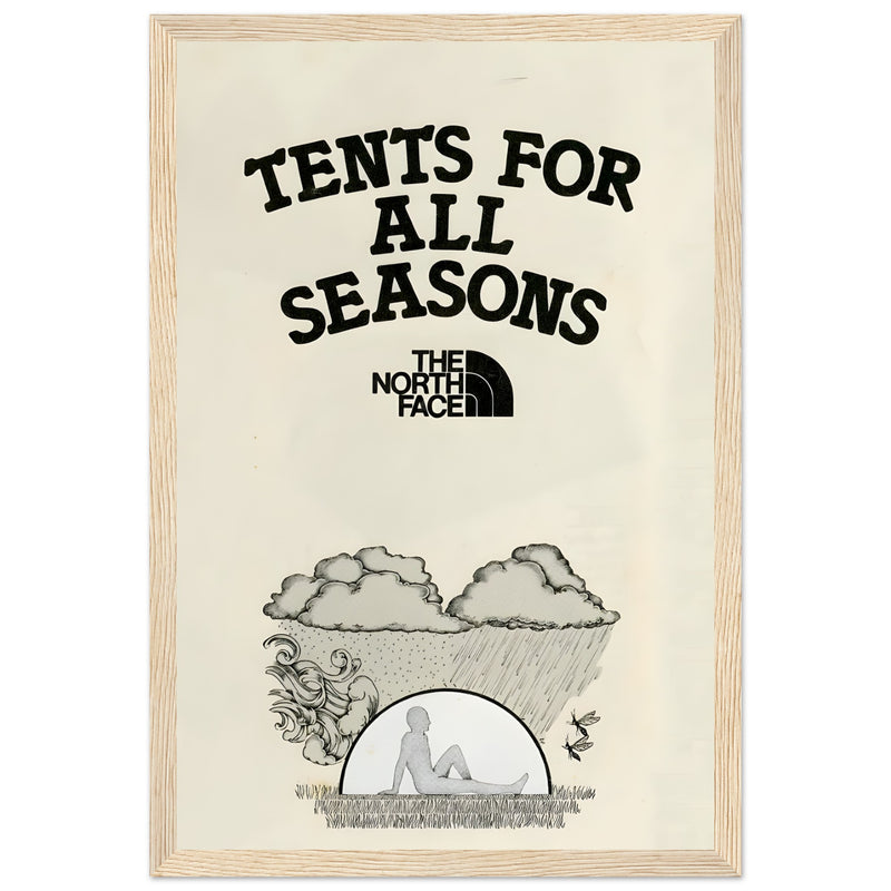 The North Face All Season Vintage Poster