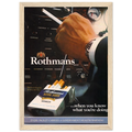 Rothmans Vintage Poster Ad - Rothman Kingsize