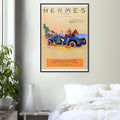 Hermes Paris Car Vintage Poster Ad