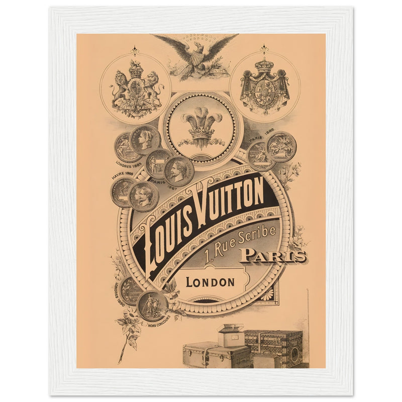 Louis Vuitton London Paris Vintage Poster Ad