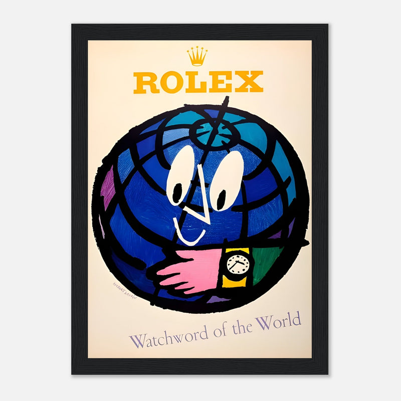 Rolex Watchword of the World Vintage Poster Ad