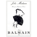Balmain Jolie Madame Vintage Poster Ad