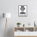 Porsche Tax Vintage Poster Ad