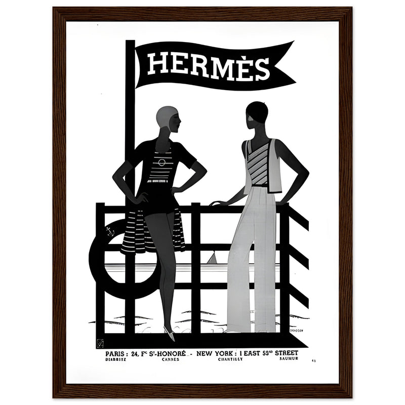 Hermes Flag Vintage Poster Ad