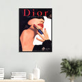 Christian Dior Woman Vintage Poster Ad