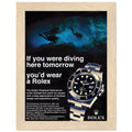 Rolex Oyster Perpetual Vintage Poster - Premium Matte