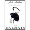 Balmain Jolie Madame Vintage Poster Ad