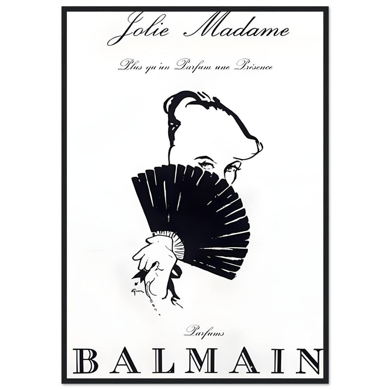 Balmain Jolie Madame Vintage Poster Ad