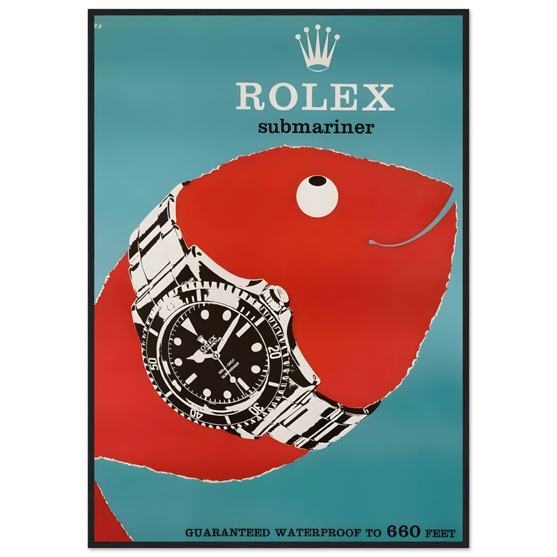 Rolex Submariner Vintage Poster Ad
