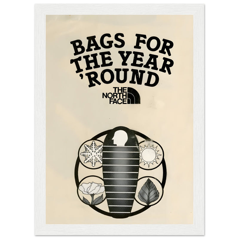The North Face Sleeping Bags Vintage Poster