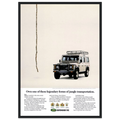 Land Rover Defender Vintage Poster
