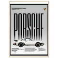 Porsche 930 Turbo 1975 Vintage Poster Ad