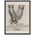Cartier Love Bangles Vintage Poster