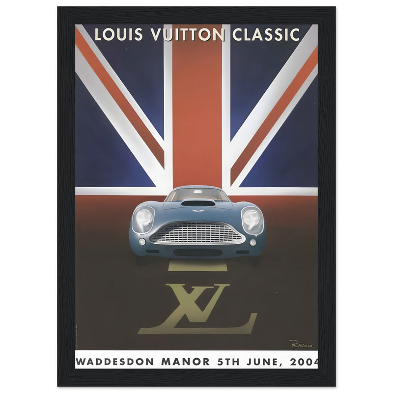 Louis Vuitton Classic Car Show Vintage Poster Ad