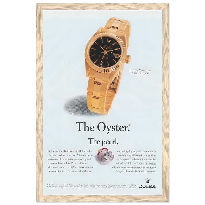 Rolex The Oyster Vintage Poster Ad