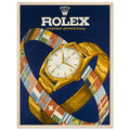 Rolex Advertising Golden Age Oyster Perpetual Vintage Poster