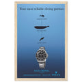 Rolex Deepsea Vintage Poster Ad