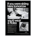 Rolex Ski Vintage Poster Ad