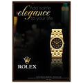 Rolex Elegance Vintage Poster Ad