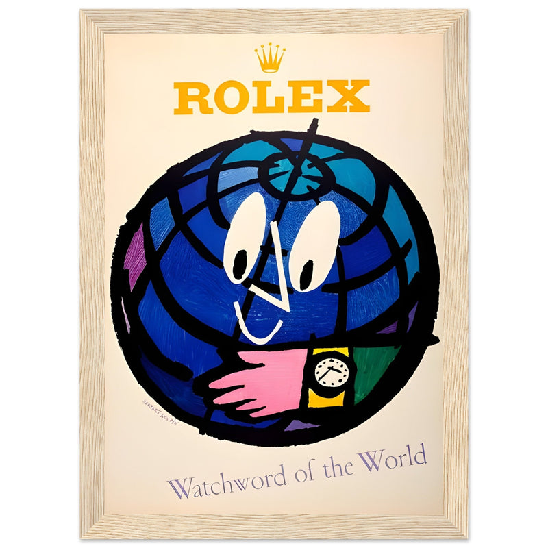 Rolex Watchword of the World Vintage Poster Ad
