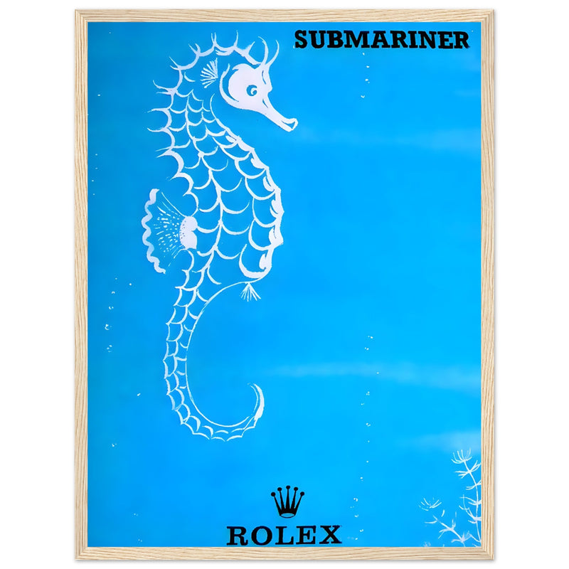 Rolex Submariner Vintage Ad Poster