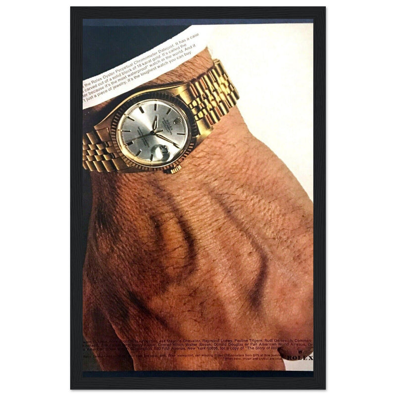 Rolex Oyster Perpetual Datejust Vintage Poster Ad